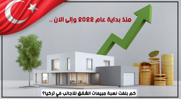 منذ بداية عام 2022 وإلى الآن .. كم بلغت نسبة مبيعات الشقق للأجانب في تركيا؟